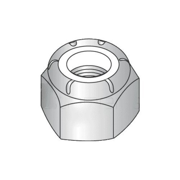 Newport Fasteners Nylon Insert Lock Nut, 1/2"-13, 316 Stainless Steel, Not Graded, 100 PK 480081-PR-100